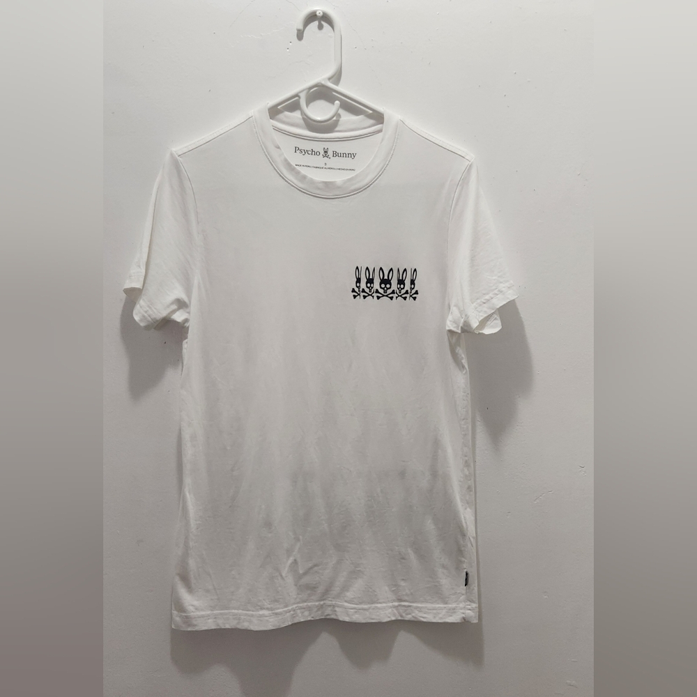Psycho Bunny Pocket Tee Size 3 White